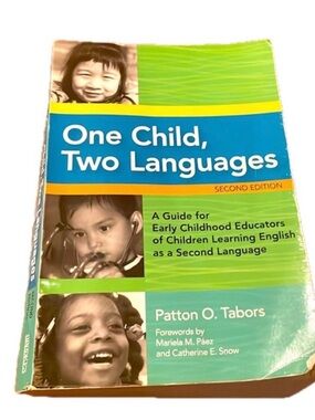 Free with Purchase‼️One Child, 2 Languages 2nd e.d.Patton O. Tabors Book & CD 💿